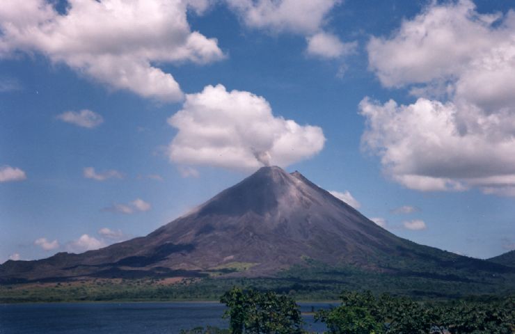 Arenal Volcano Erupting
