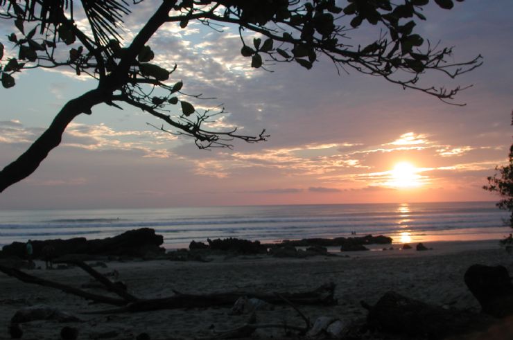 Atardecer en Mal Pais