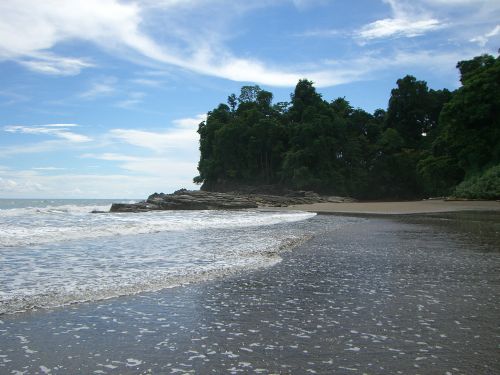 Beautiful Beach at Entrance to Ballena National Marine Park