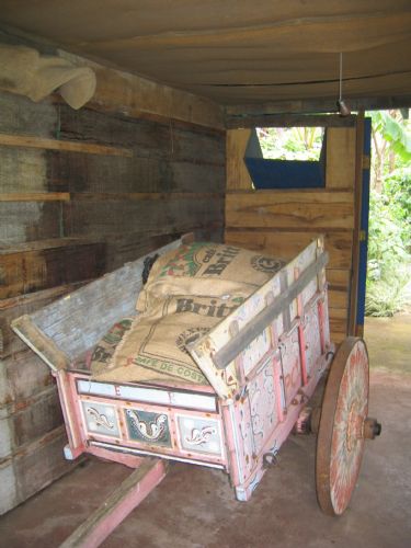 Traditional Ox Cart at Cafe Britt