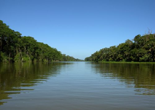 Calm canal in Tortuguero