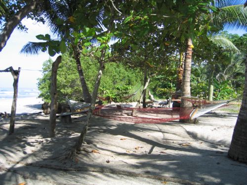 Hammocks on Mal Pais Beach
