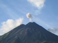 Arenal Volcano Erupting