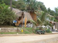 En el pueblo de Playa Nosara