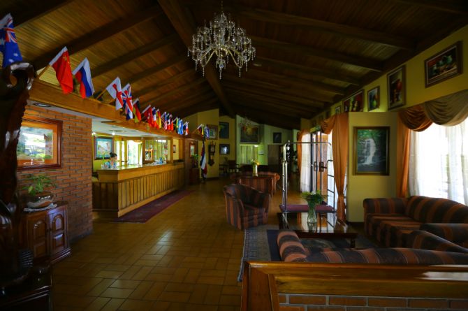 Lobby en el Hotel Villa Tournon