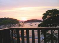 Sunset from the balcony