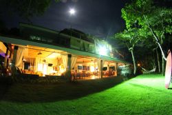 Outside Zancudo Lodge restaurant