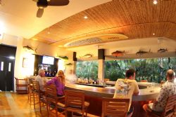 The bar at the Zancudo Lodge