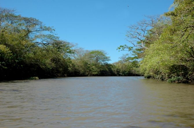 Rio Tempisque en Parque Nacional Palo Verde