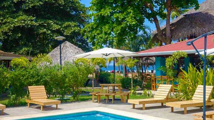Pool and Chairs at Beach Break Resort Jacó