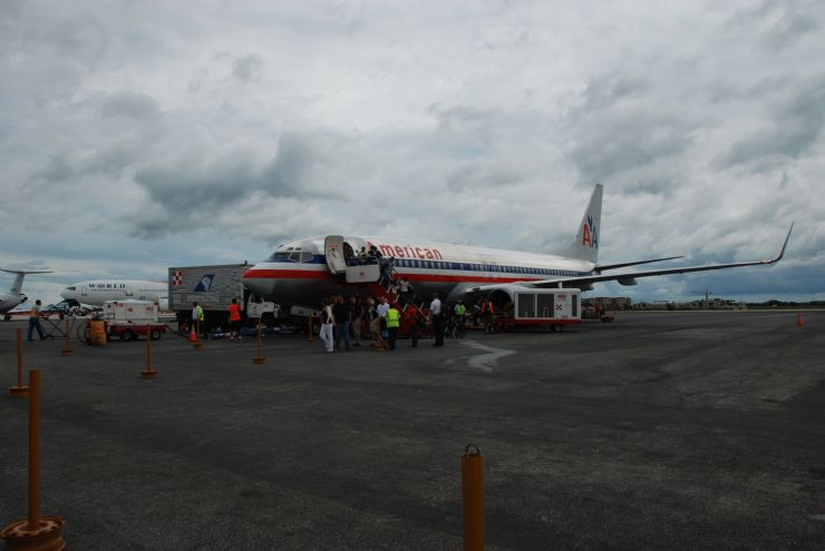American Airlines en el Aeropuerto Internacional de Liberia