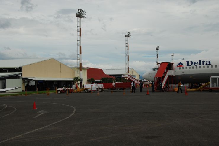 Delta Airlines en el Aeropuerto Internacional de Liberia