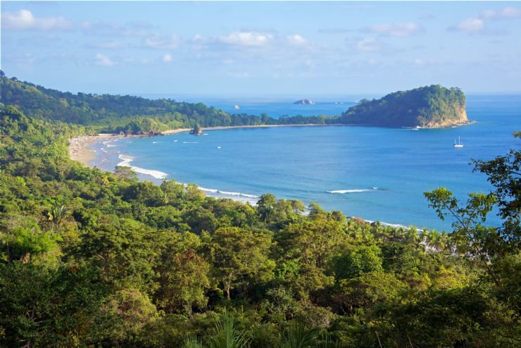 Hermosa vista de Playa Manuel Antonio