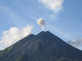 Erupcion del Volcan Arenal