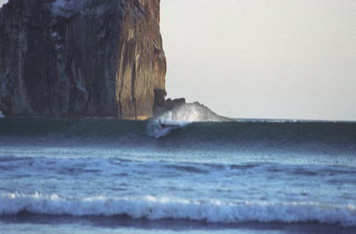 Todd surfing Witches Rock, Costa Rica