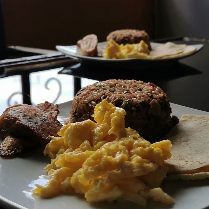 Desayunos delicosos en Hostel Casa Colón