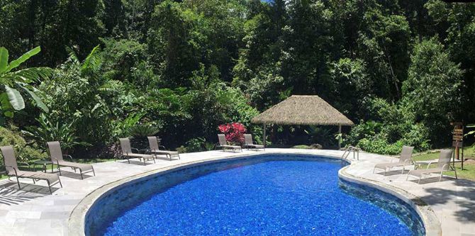 Piscina en Esquinas Rainforest Lodge