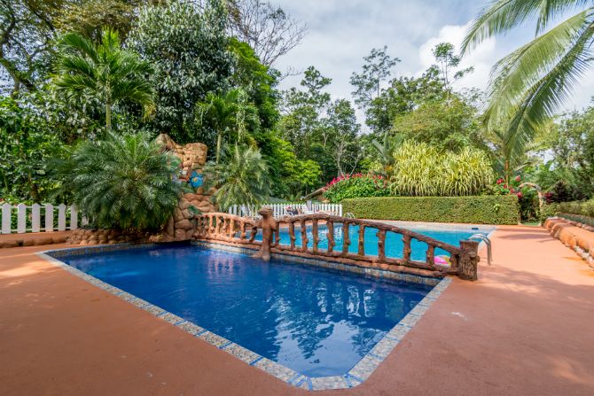 Piscina en Ara Ambigua Lodge