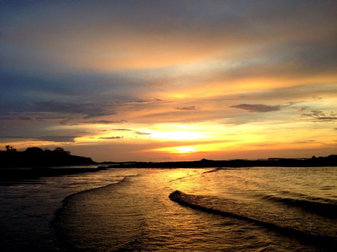 Hermoso atardecer en Tamarindo