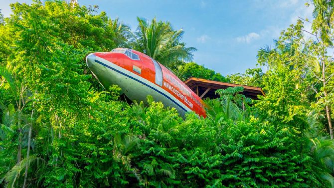 Avion característico del Hotel Costa Verde