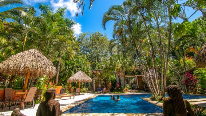 Piscina al aire libre en Fuego Lodge