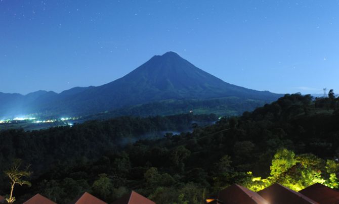 Vista del volcán Arenal desde The Springs Resort & Spa