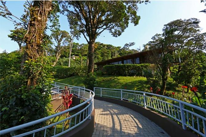 Vista de los exteriores en Trapp Family Hotel Monteverde