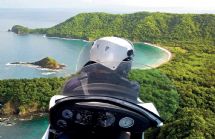 Flying over Nicoya Peninsula