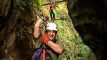 Canyon canopy tour at adventure tours
