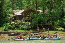 Pacuare Lodge from the river