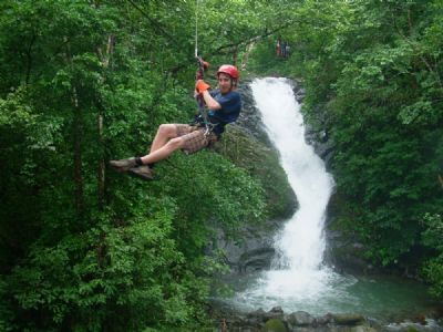 Waterfall Canopy Zipline Tour at Adventure Park